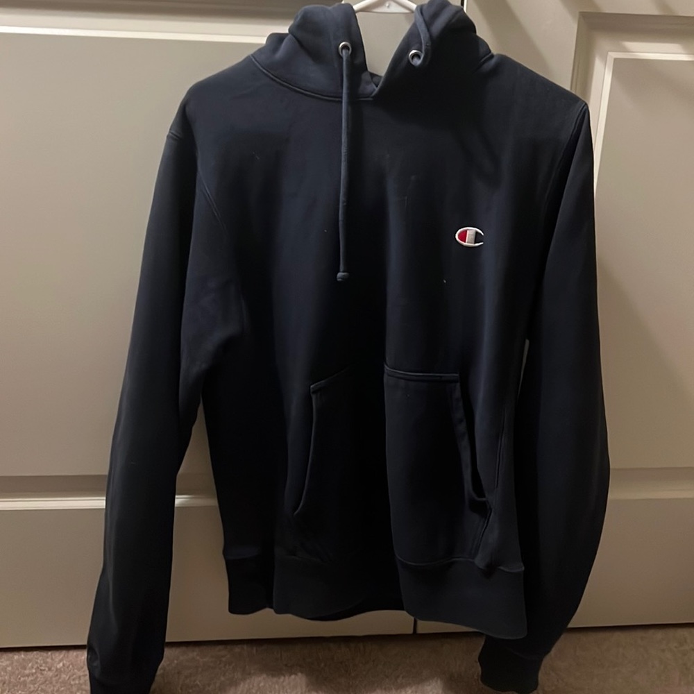 Dark navy blue sweater for man size S